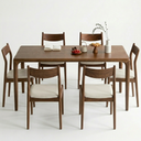 Flux Solid Walnut Dining Table 1600mm
