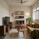 How to style a Mid-Century Modern Living Room in a 4-Room HDB