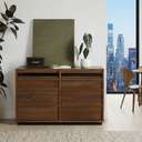 Strata Draw - Solid Walnut Dresser