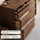 Strata Draw - Solid Walnut Dresser