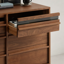 Strata Draw - Solid Walnut Dresser
