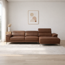 Luxor L-Shape Leather Sofa