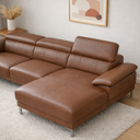 Luxor L-Shape Leather Sofa