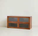 DEN FIKA 4 Door Glass Cabinet C