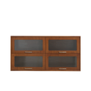 DEN FIKA 4 Door Glass Cabinet C