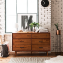 Fika Swedish 6-Drawer Wide Chest
