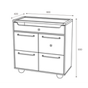 M1 4 DRAWERS CABINET "ORBIT" (Limited Edition)