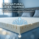 Snoova Prestige Series Mattress - Natural Latex Pocketed Spring