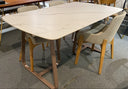 Ontario Ceramic White Dining Table (1.6m) (Clearance)