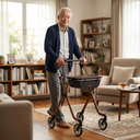 Rehasense PIXEL Rollator | Large | Toffee Brown