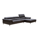 Renato L-Shape Leather Sofa