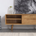 Guri Solid Oak TV Console (Center 2 Drawers) 1800 (Clearance)
