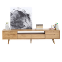 Guri Solid Oak TV Console (Center 2 Drawers) 1800 (Clearance)