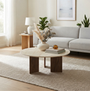 Strata Walnut Round Coffee Table