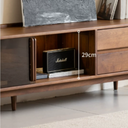 Tana Wide Solid Walnut TV Console