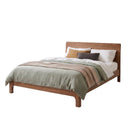 Tamo Dark Walnut Bed Frame | Solid Ash Wood | Single, Super Single, Queen & King