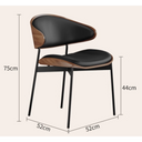 Capri Ebony Ceramic Round Extendable Dining Table Set