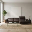 Renato L-Shape Leather Sofa
