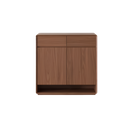 Credenze Walnut Shoe Cabinet