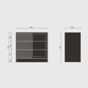 Certo Square Glass Cabinet