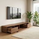 Credenze Walnut TV Console (2.2m - 2.8m)