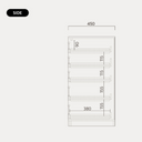 DEN Fika Glass Cabinet