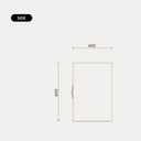 DEN FIKA 2 Door Glass Cabinet B