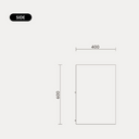 DEN FIKA 4 Door Glass Cabinet C
