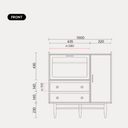 DEN FIKA Bottle Glass Cabinet