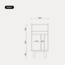 DEN FIKA Side Book Case