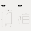 DEN FIKA Side Book Case