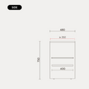 Den Fika Extendable Study Desk with Drawers