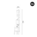Fika Swedish Wall Cabinet L