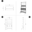 Fika Swedish Wall Cabinet S (Sliding)