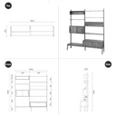 Fika Swedish Wall Cabinet L