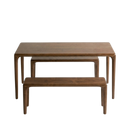 Flux Solid Walnut Dining Table 1800mm