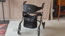 Rehasense Space LX Rollator – Lightweight Elderly Walking Aid (Sober Grey)