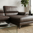 Renato L-Shape Leather Sofa