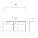 Seio 9 Wide Drawers