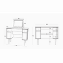 Verso Walnut Folding Dresser