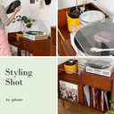 Verso Walnut Vinyl Book Cabinet