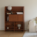 Verso Walnut Partition Bookshelf