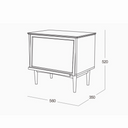 Verso Walnut Magazine Rack