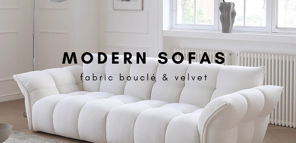 Fabric & Velvet Sofas