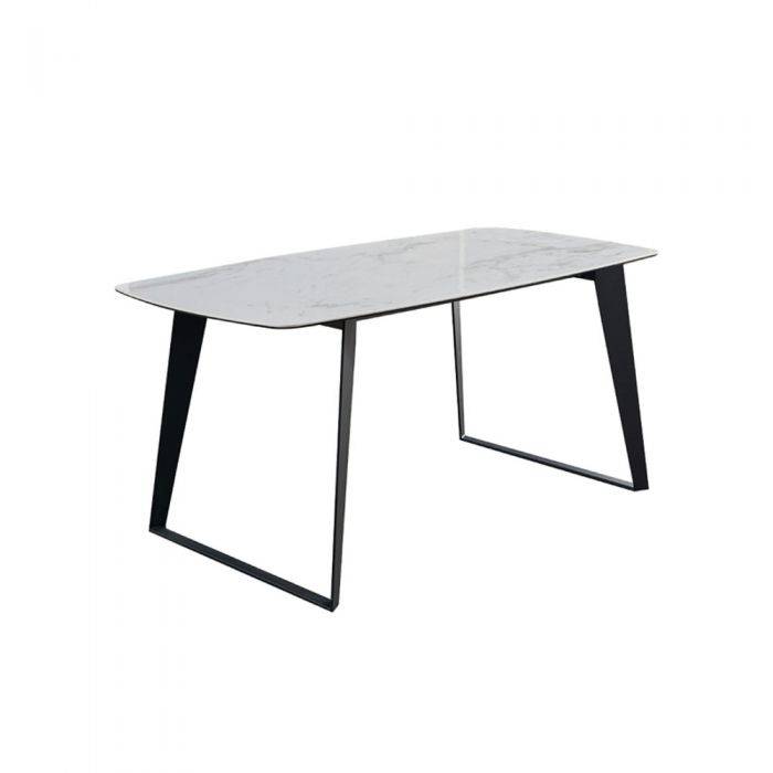 Dix Ceramic Dining Table (Contemporary Legs) 