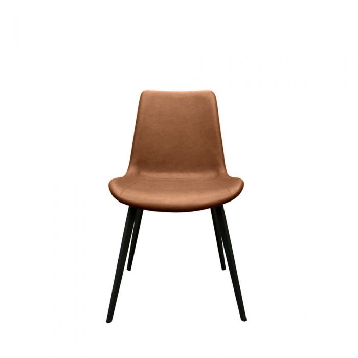 Dix Leather Dining Chair (Tanned Brown)