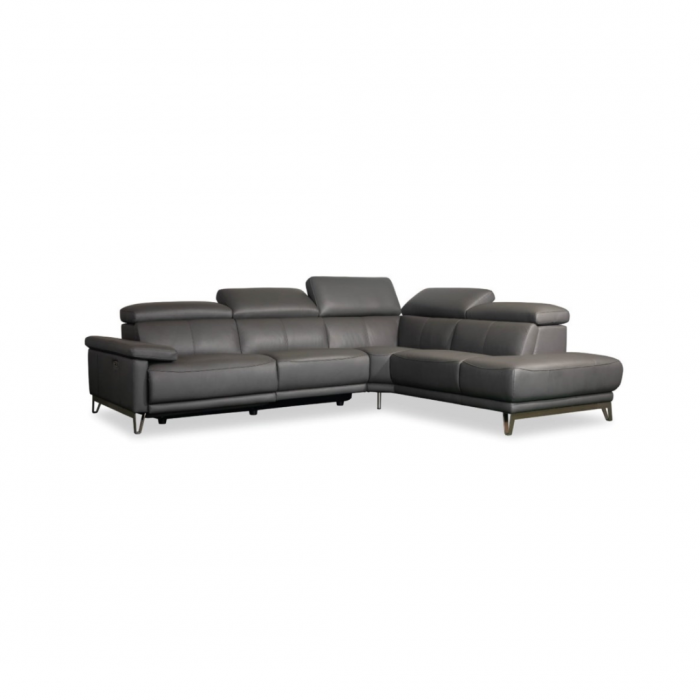 Riovanni Corner L Full Leather Recliner Sofa