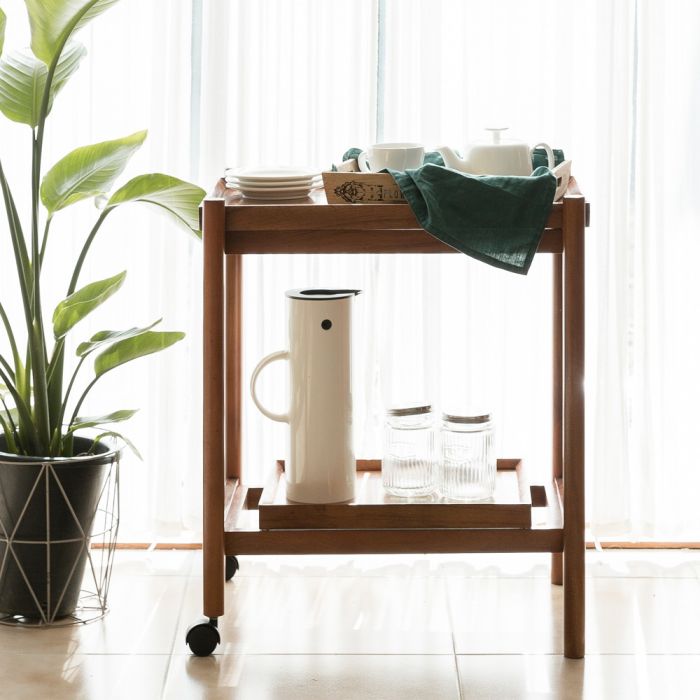 Fika Swedish Trolley Side Table 