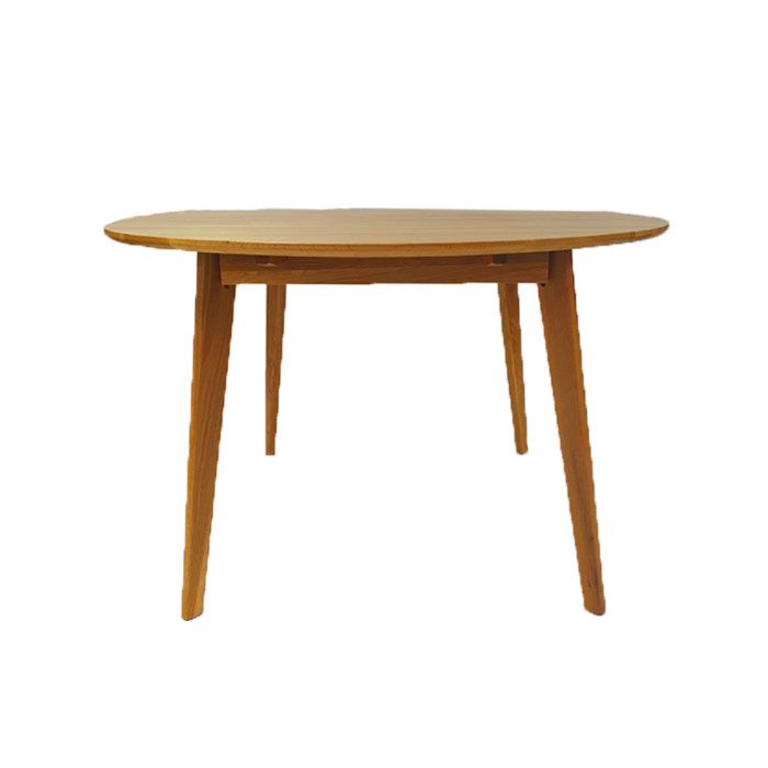 Guri Scandinavian Solid Wood Round, Wood Dining Table Round
