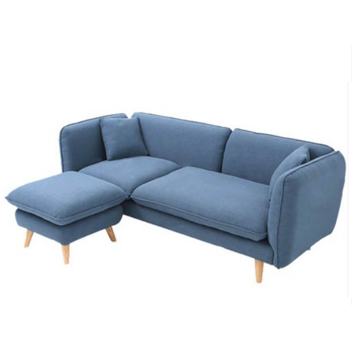 Josef 3 Seater With Ottoman, 60 Inch Wide Sofa Bed